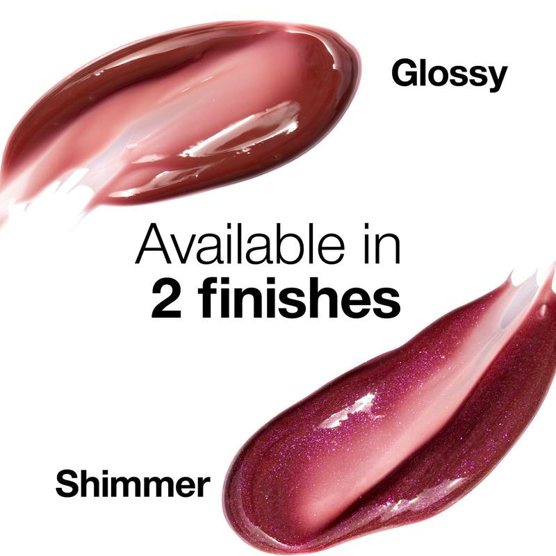 Palladio Lip Glaze Serum, Hydrating Lip Gloss with Peptides & Hyaluronic Acid for Plump, Smooth, and Nourished Lips – Vegan, High-Shine, Non-Sticky Finish